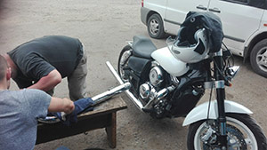 ремонт глушителей мотоцикл